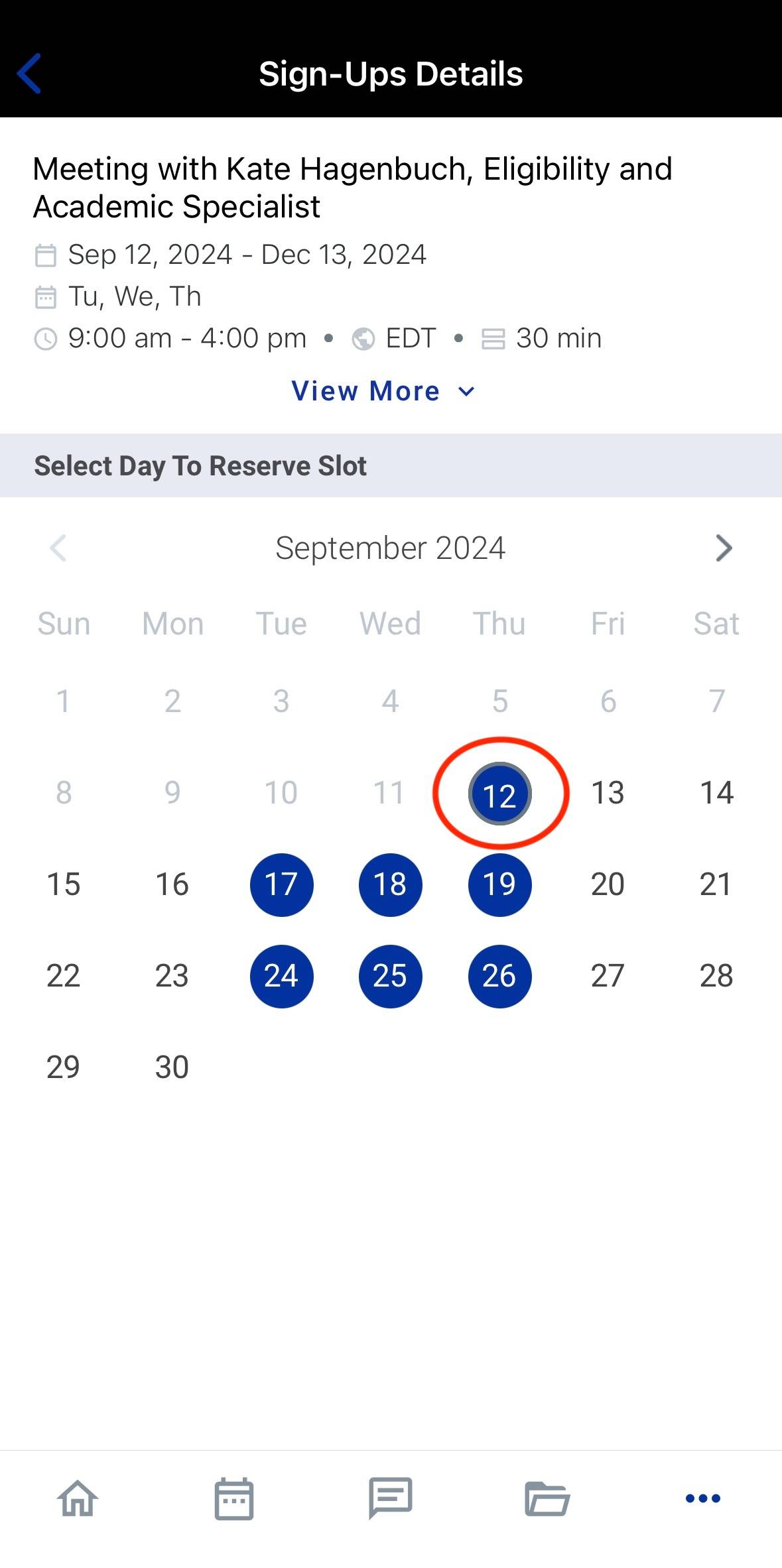 How to Sign Up for Appointments 3